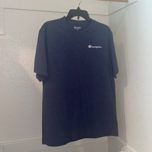 Champion Basic Tee with logo stitched on sleeve